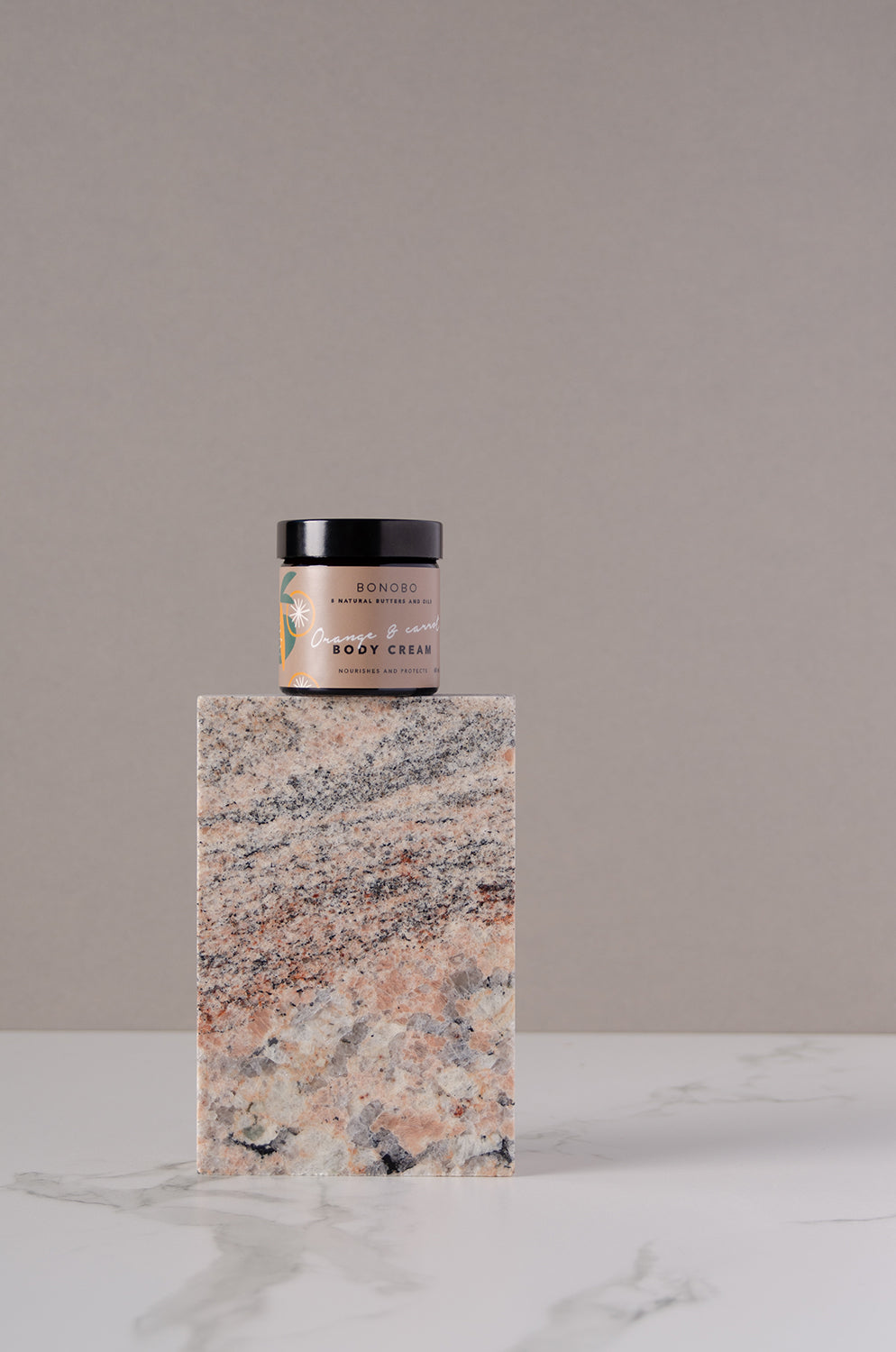 Orange & Carrot Body Cream / Nourishes & Protects — main product view on white background