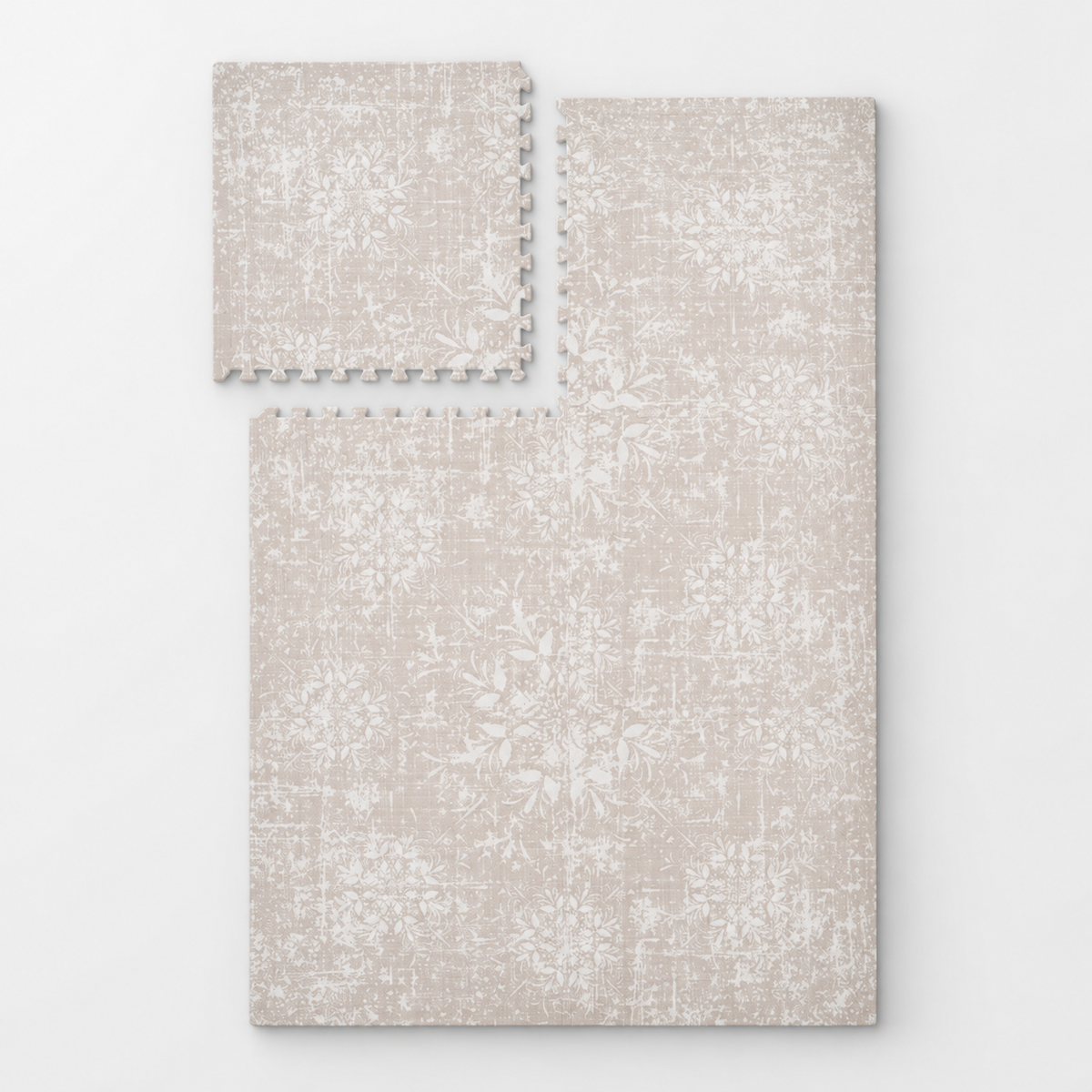 Puzzle-Spielmatte aus Schaumstoff – Vintage Beige
