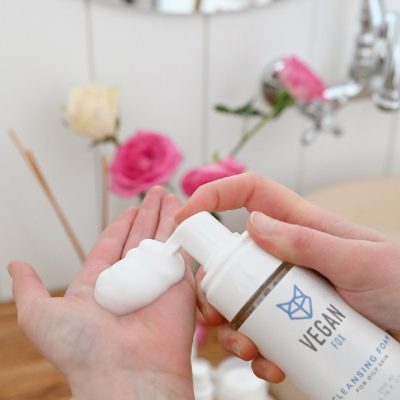 Cleansing Foam for Oily & Combination Skin — lifestyle product photography