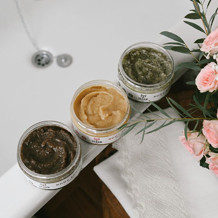 Coffee & Salt Body Scrub for Smooth, Firm Skin — main product view on white background