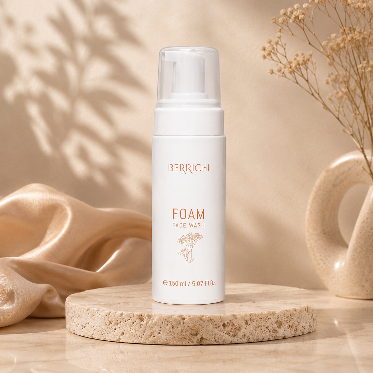 Berrichi Facial Cleansing FOAM — Ecocert COSMOS certificate, 150ml