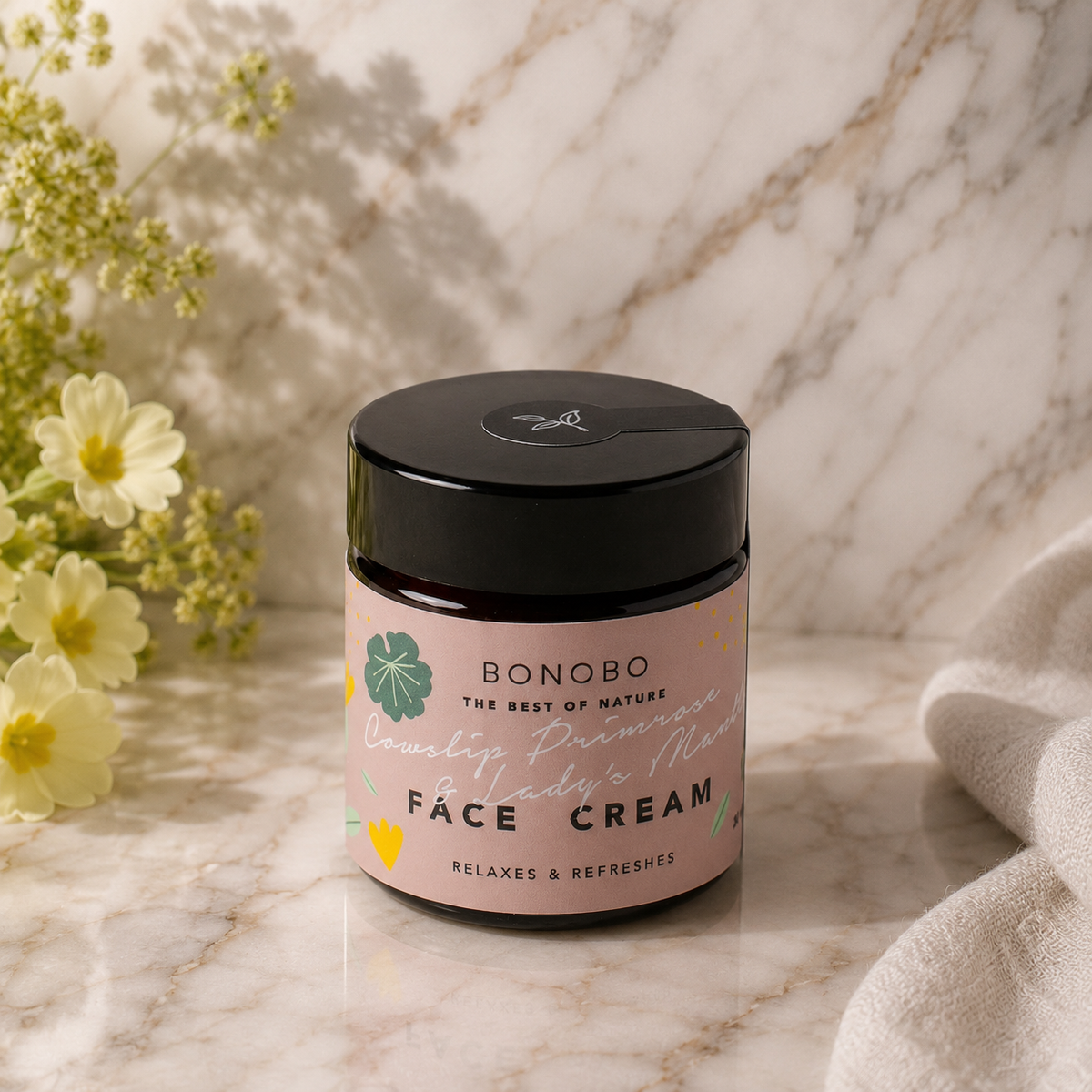 BONOBO Cowslip Primrose & Lady’s Mantle Face Cream — combination/normal skin type