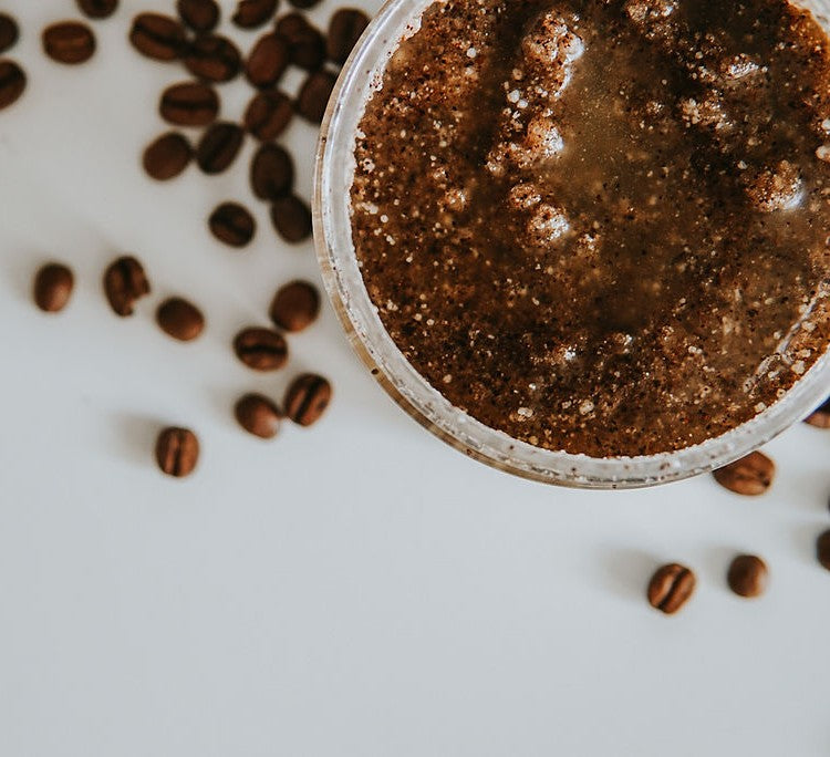 Coffee & Salt Body Scrub for Smooth, Firm Skin — ingredients and label detail
