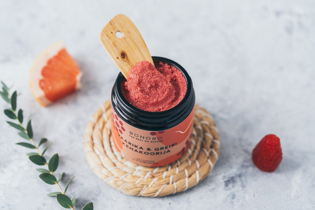 Body Scrub — ingredients and label detail