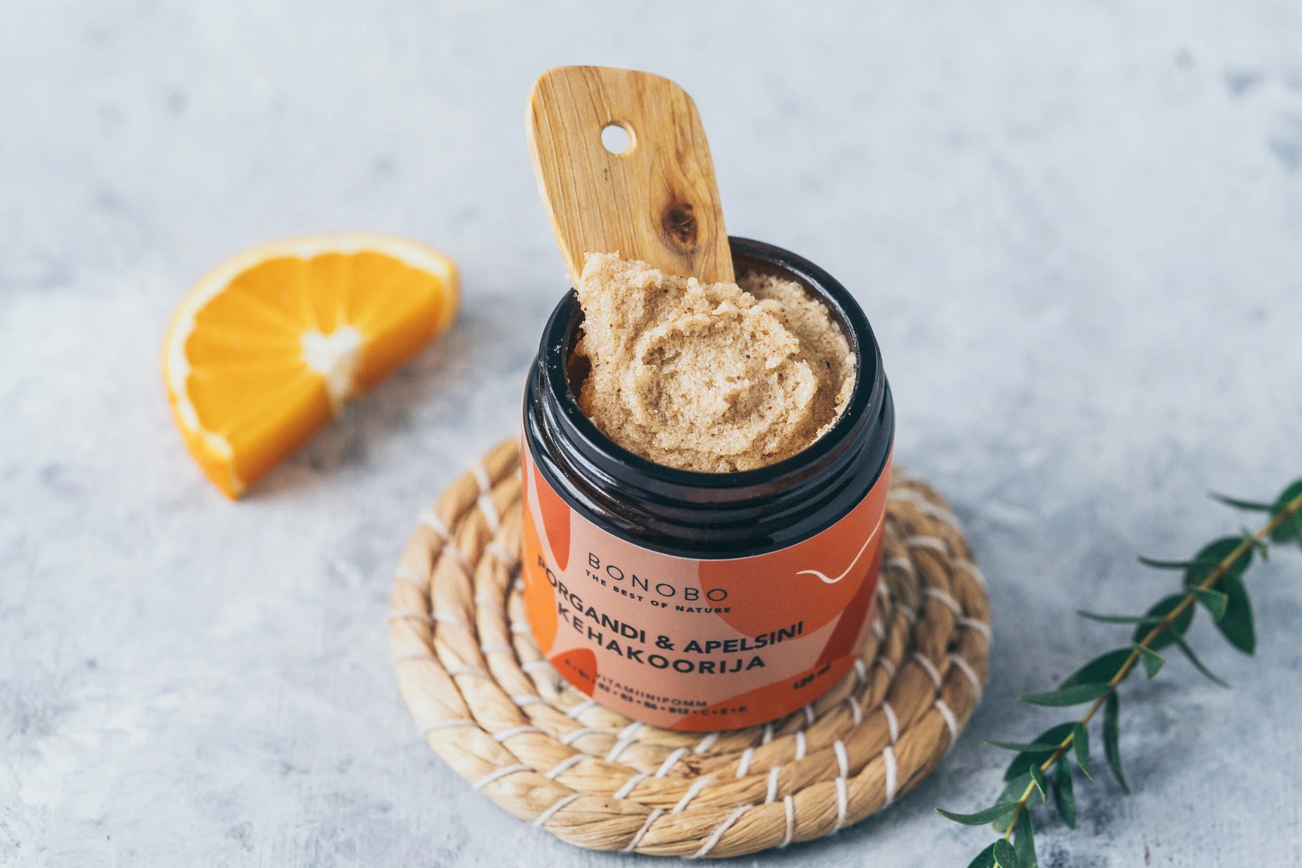 Body Scrub — ingredients and label detail