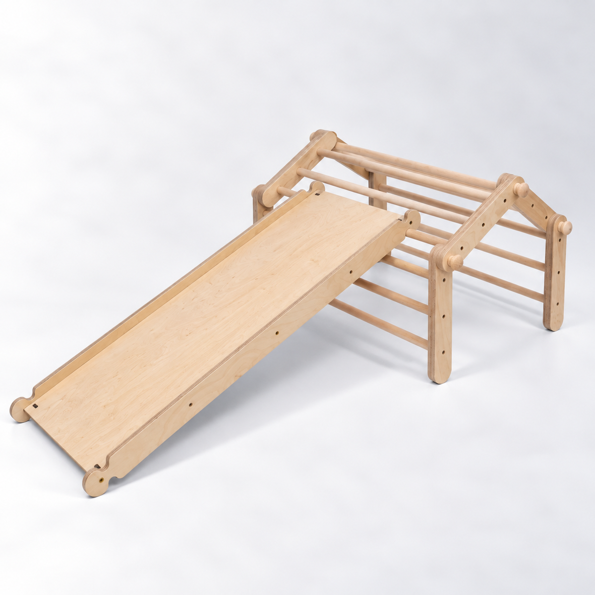 MOPITRI® Kletterdreieck, 4 Segmente, mit Rutsche