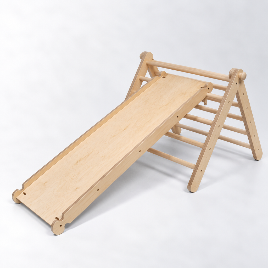 SIPITRI® Trójkąt do wspinaczki, 2 segmenty, ze zjeżdżalnią