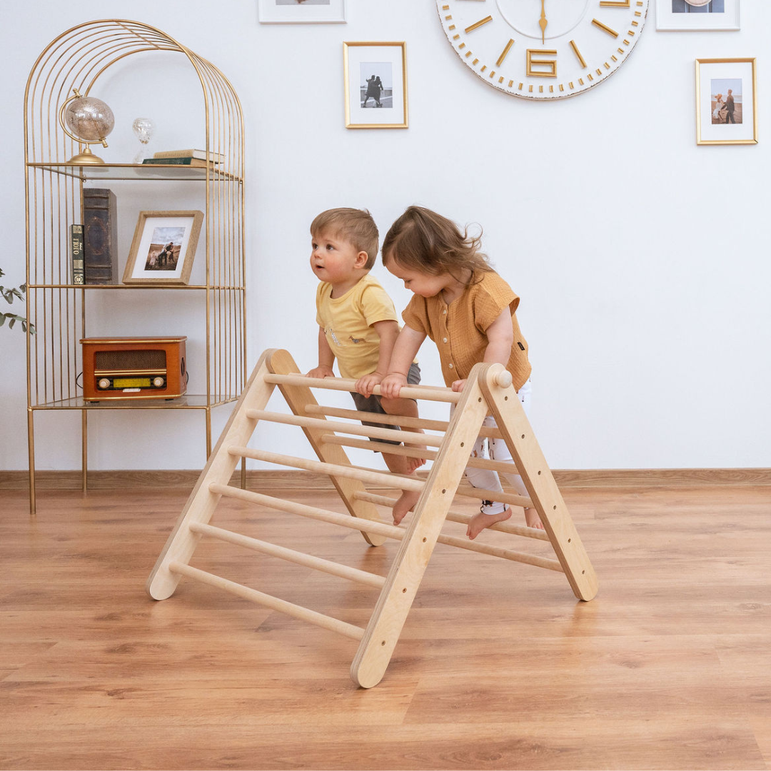SIPITRI® Kletterdreieck, 2 Segmente, mit Rutsche
