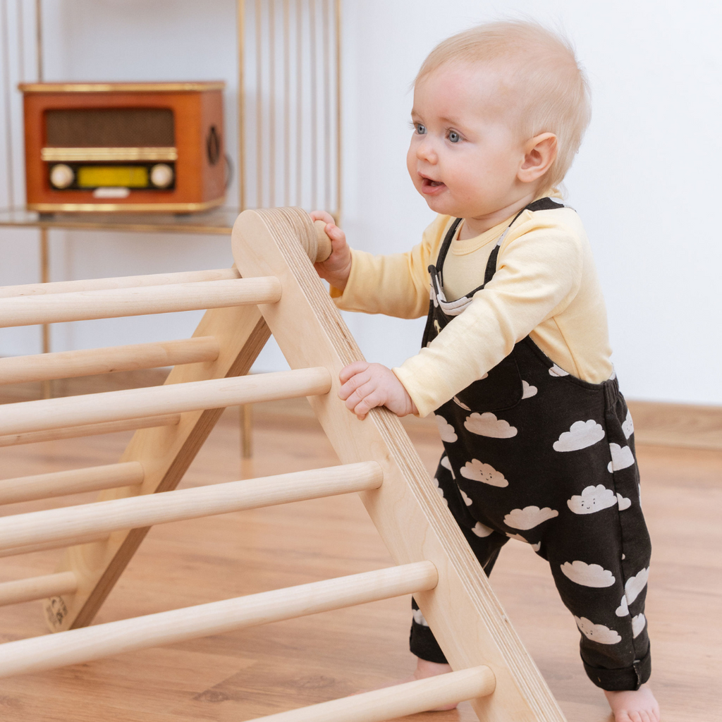 SIPITRI® Trójkąt do wspinaczki, 2 segmenty, ze zjeżdżalnią