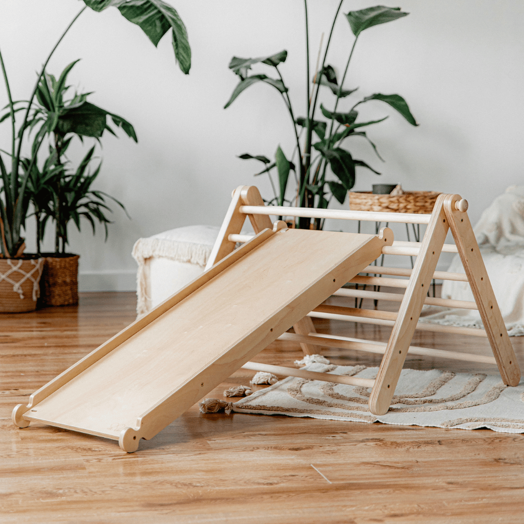 SIPITRI® Kletterdreieck, 2 Segmente, mit Rutsche