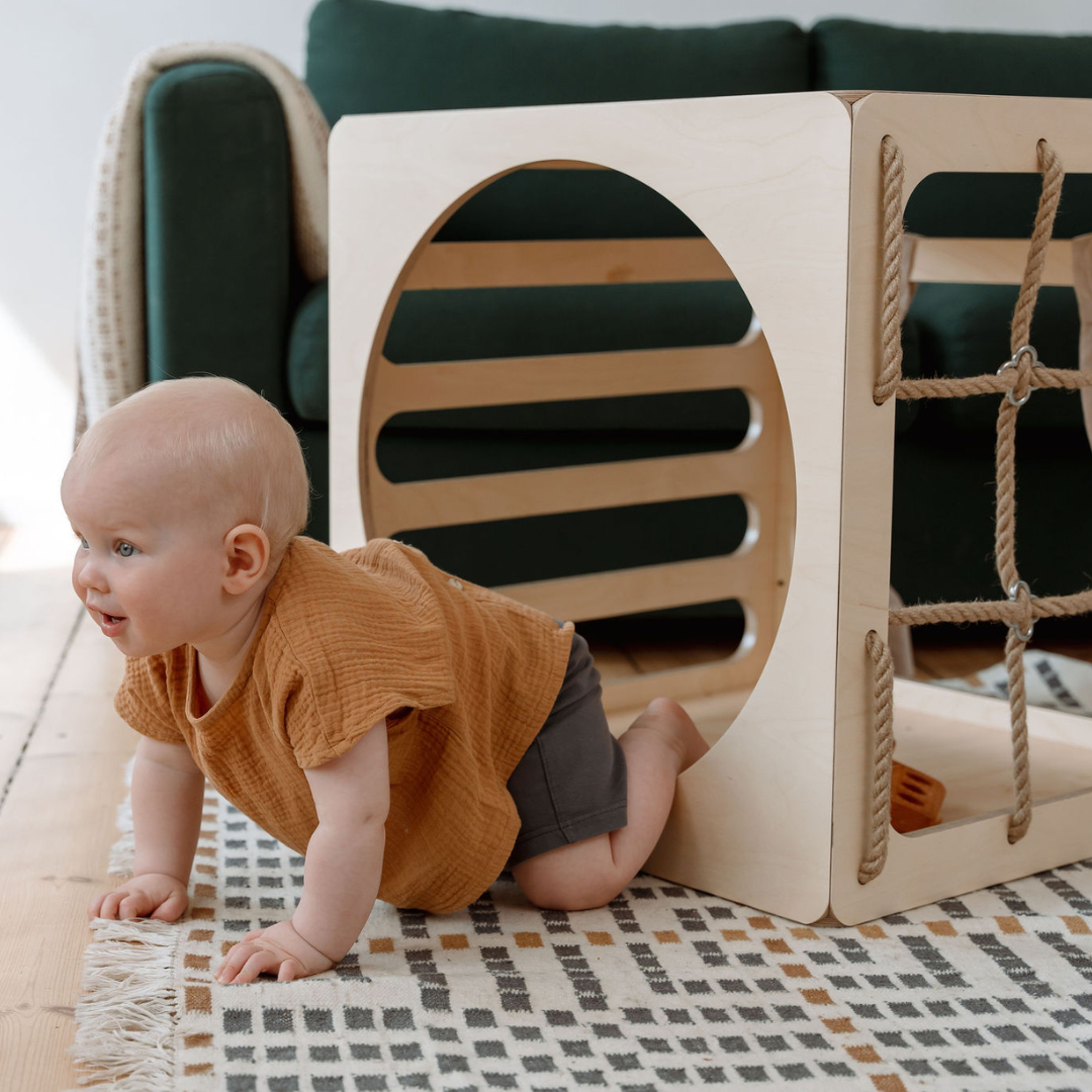 CUBITRI® Kletterwürfel mit Holzfenster