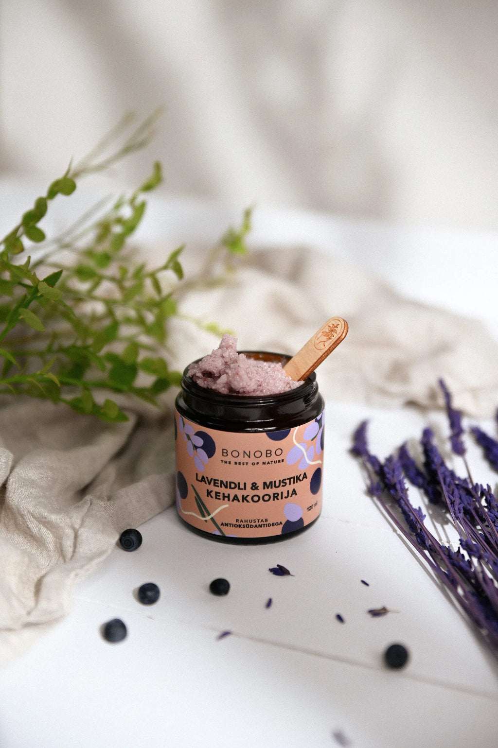 Body Scrub — ingredients and label detail