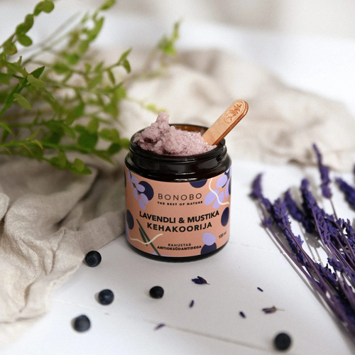 Body Scrub — ingredients and label detail