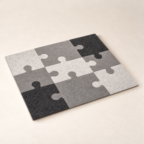 9-Piece Felt Puzzle Playmat