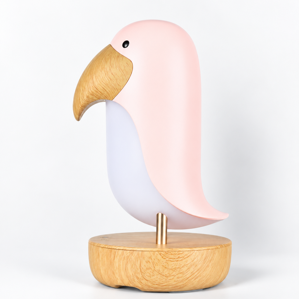 Vogel-Nachtlampe mit Bluetooth-Lautsprecher