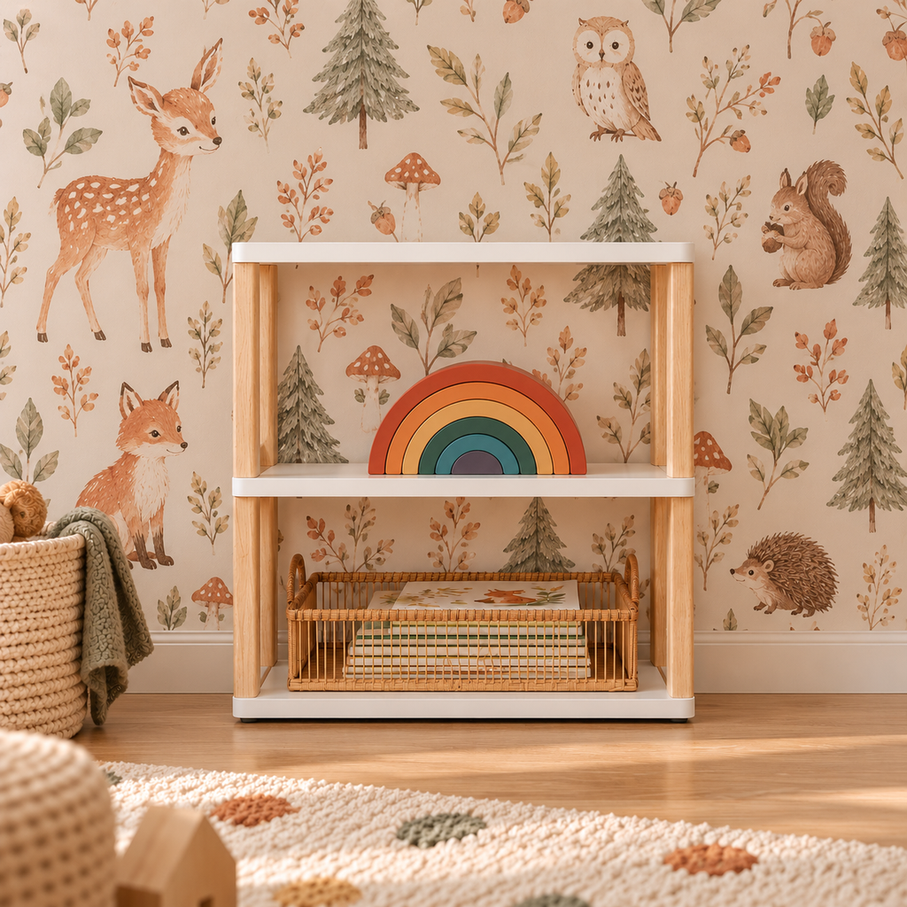 Montessori Shelf Straight Mini, 3 Shelves