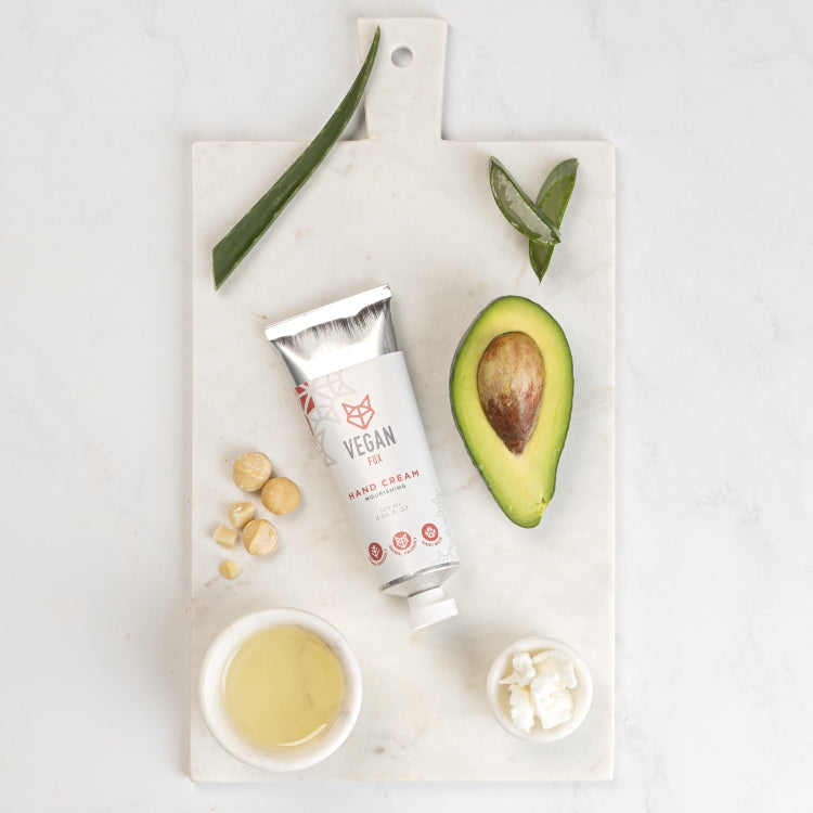 Nourishing Hand Cream with Shea Butter — ingredients and label detail
