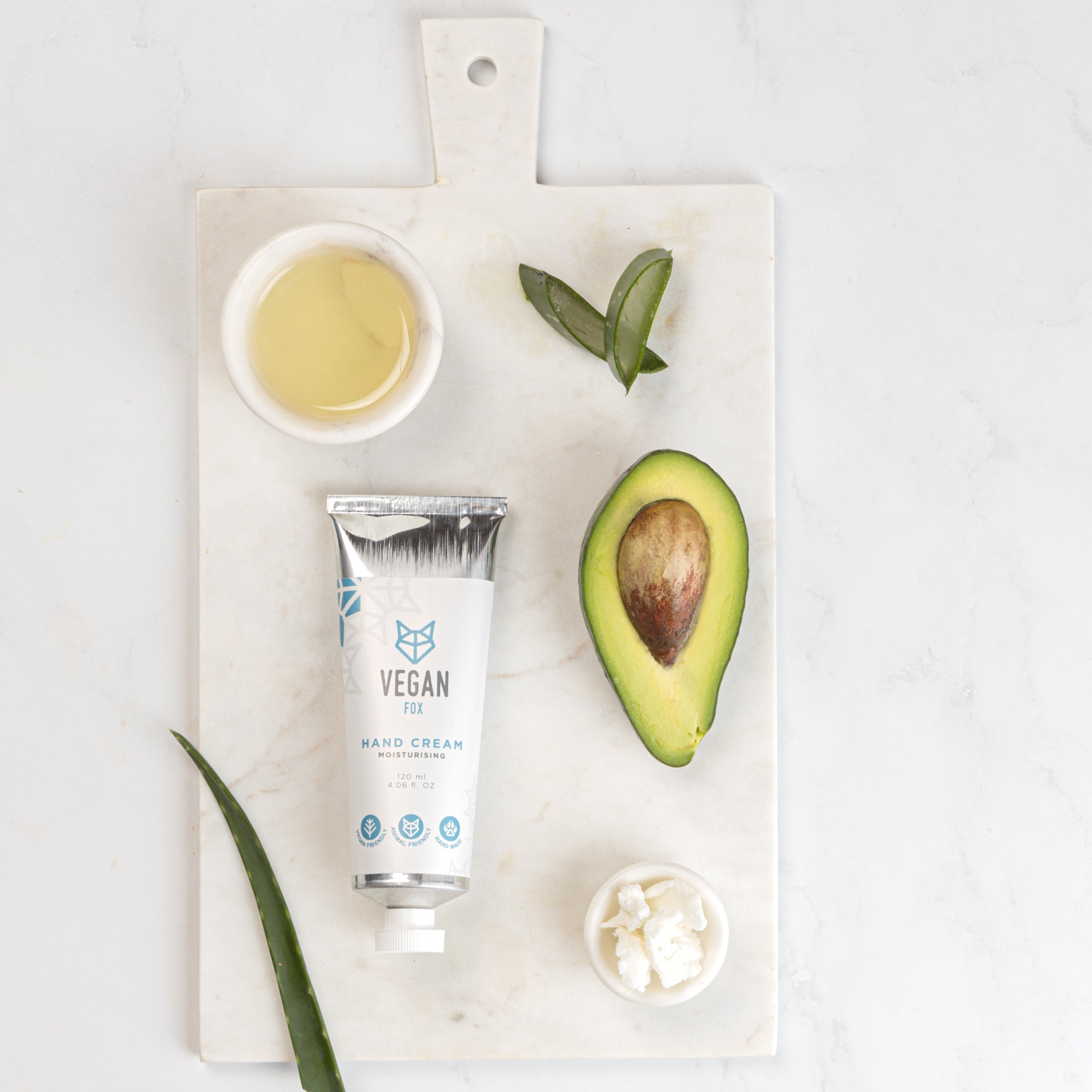 Moisturising Hand Cream with Avocado Oil — lifestyle product photography