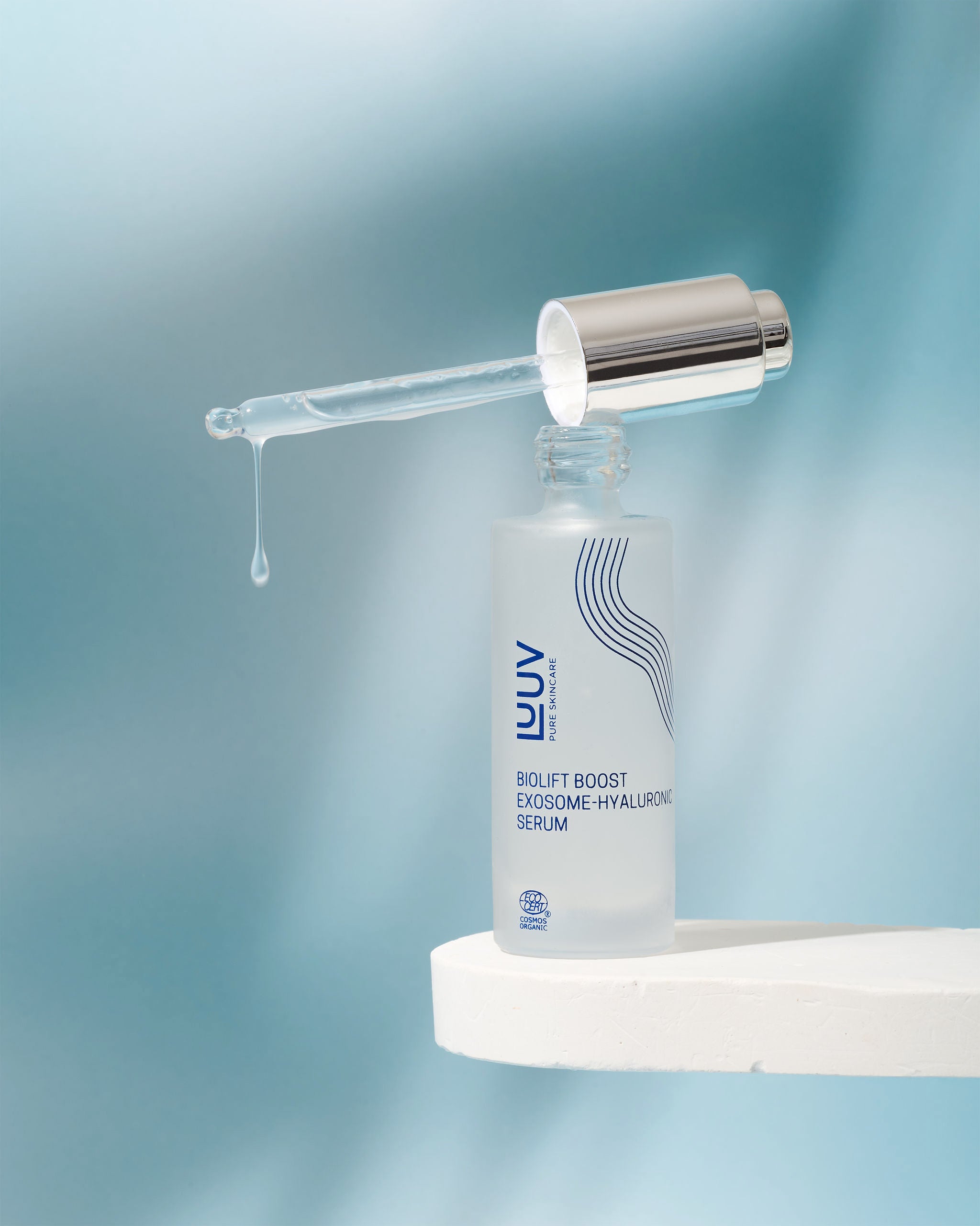 BioLift Exosome-Hyaluronic serum COSMOS — lifestyle product photography