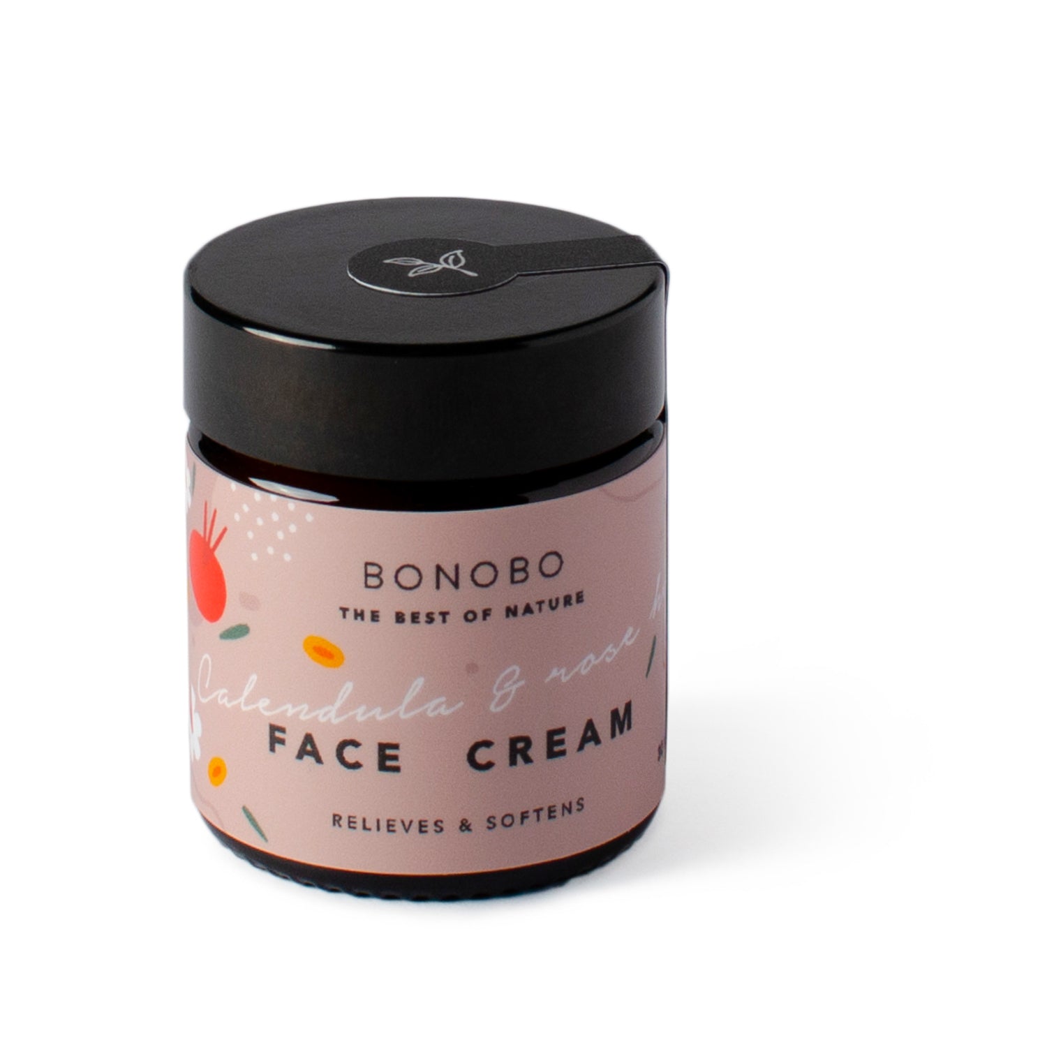Calendula & Rosehip Face Cream / Relieves & Softens — product texture and application