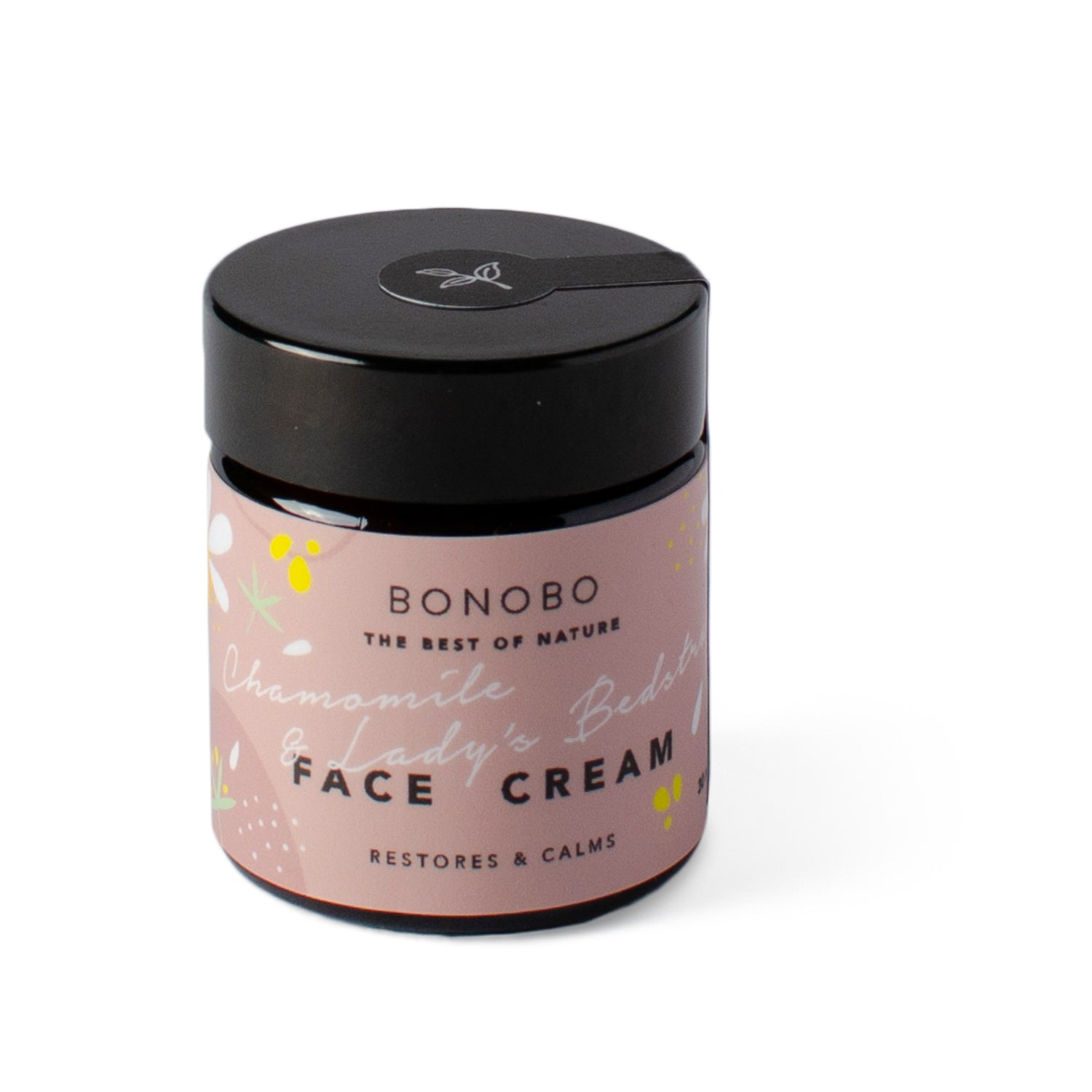 Chamomile & Lady’s Bedstraw Face Cream / Restores & Calms — lifestyle product photography