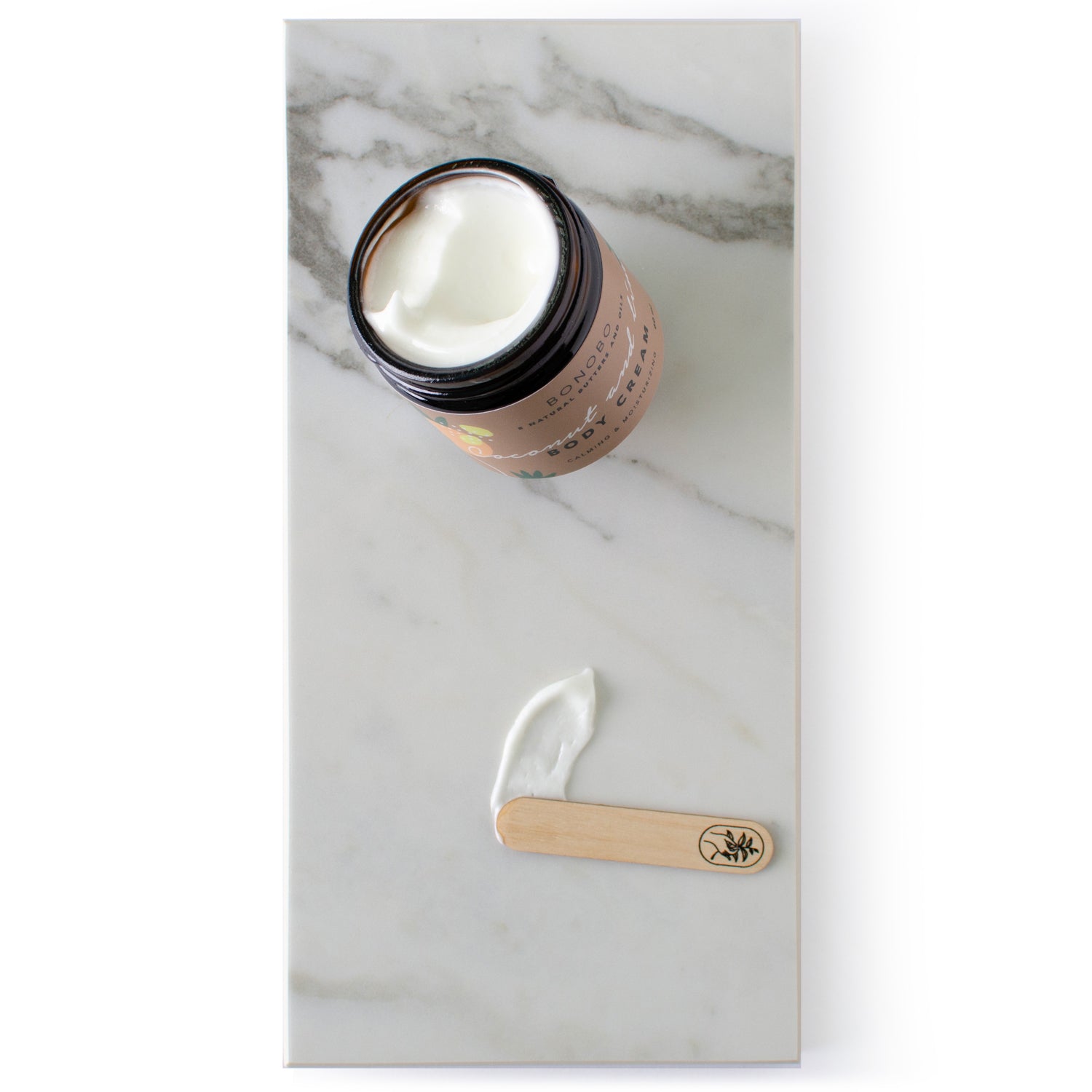 Coconut and Lime Body Cream / Calming and Moisturizing — main product view on white background