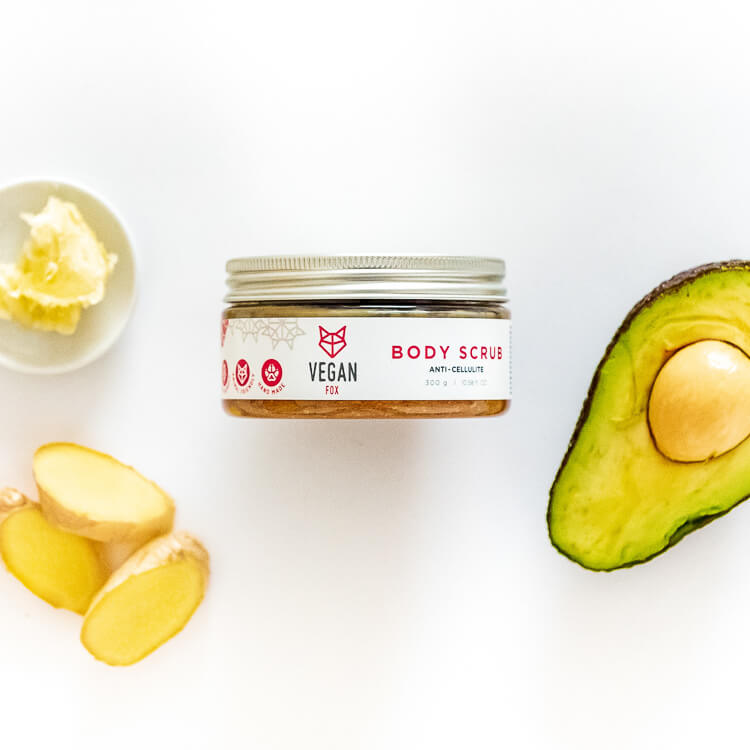 Anti-cellulite Body Scrub Ginger — main product view on white background