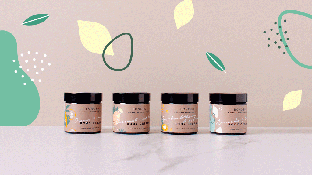 Orange & Carrot Body Cream / Nourishes & Protects — ingredients and label detail
