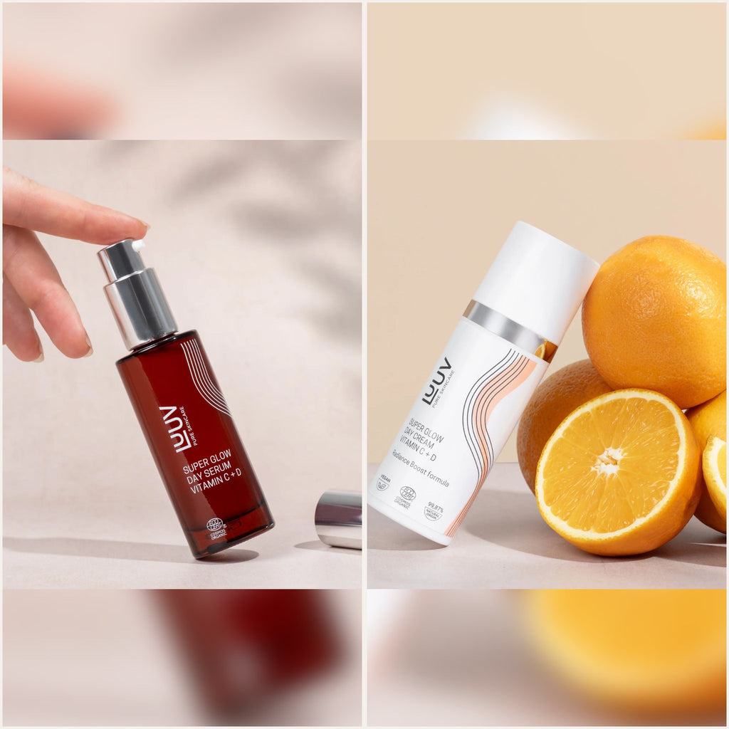 LUUV Super Glow Vitamin C Duo: Serum + Day Cream – set