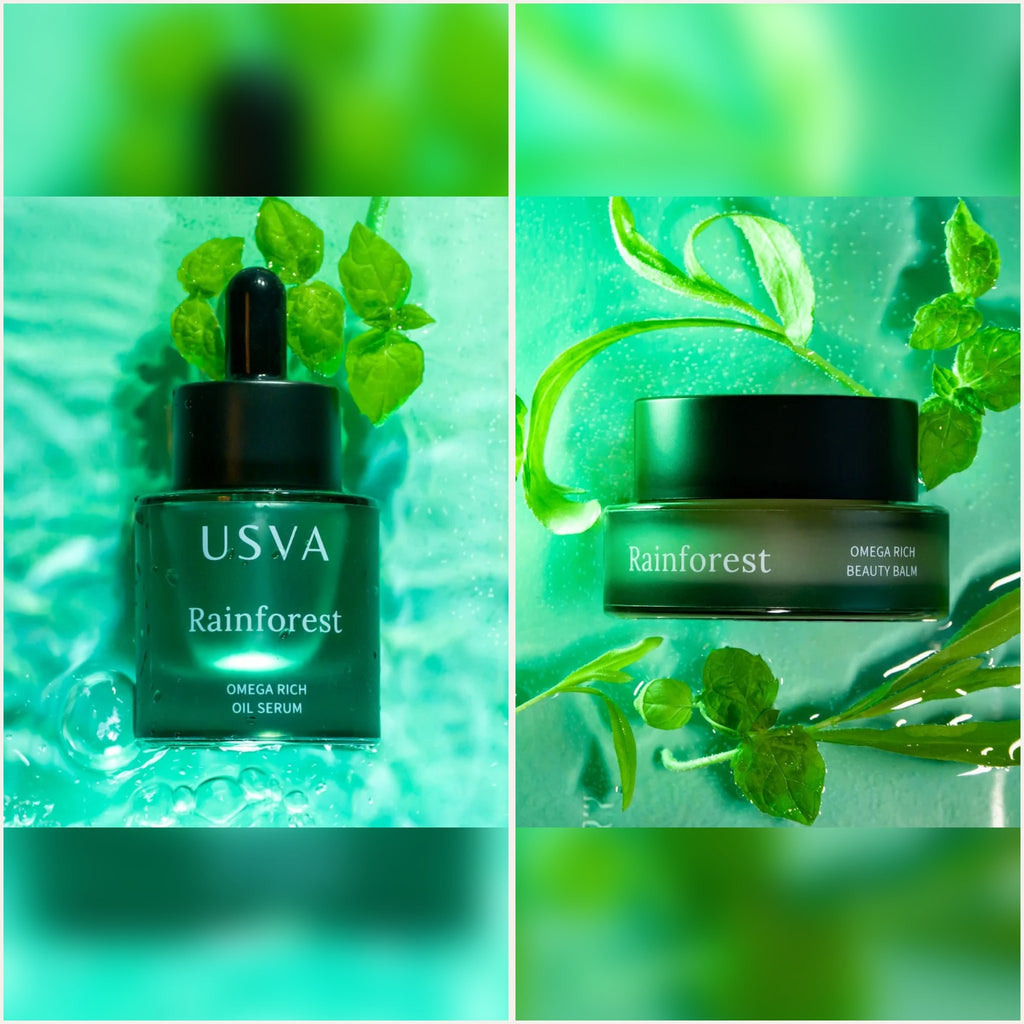 USVA Rainforest Omega Duo: Oil Serum + Beauty Balm – set