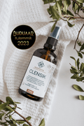 CLENSIK Make-up Removal Oil with Local Herbs — ingredients and label detail
