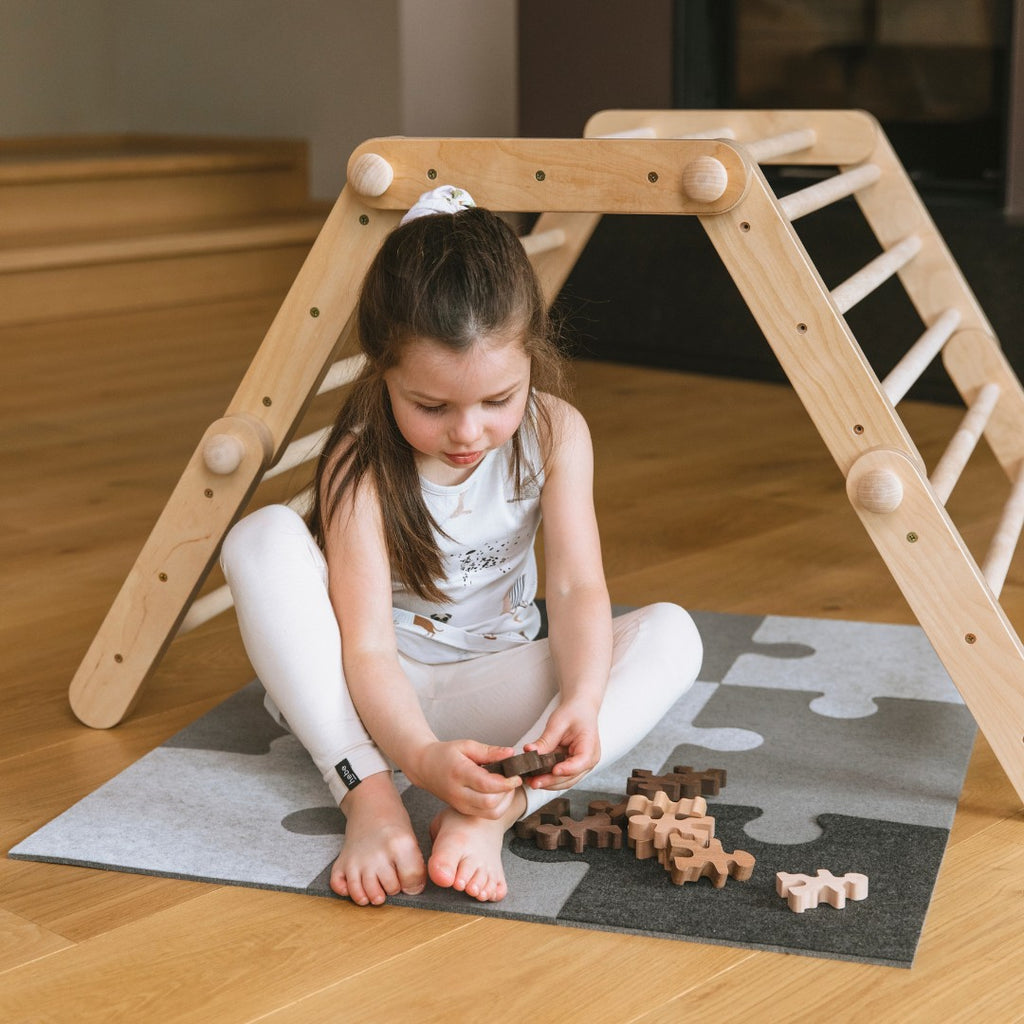 Filz-Puzzlematte, 9 Teile – Zubehör für Kletterspielzeug