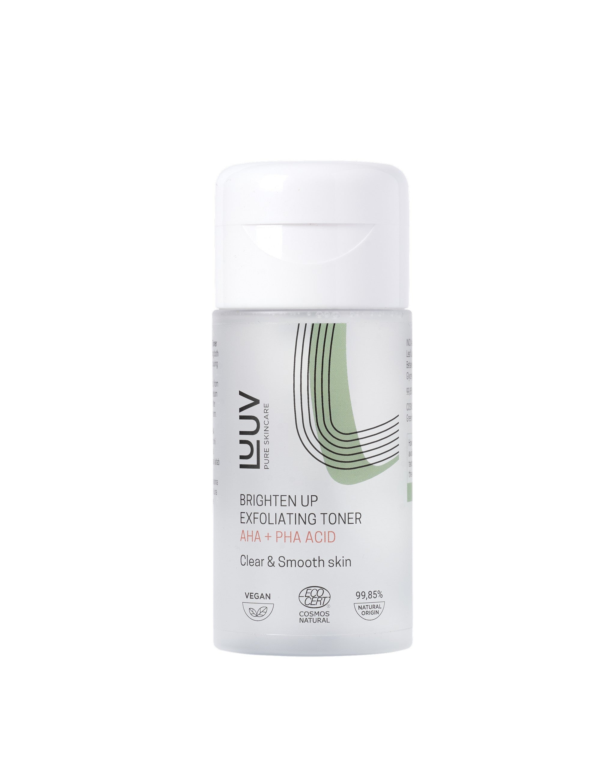 Exfoliating Face Toner with AHA + PHA Acid COSMOS — main product view on white background