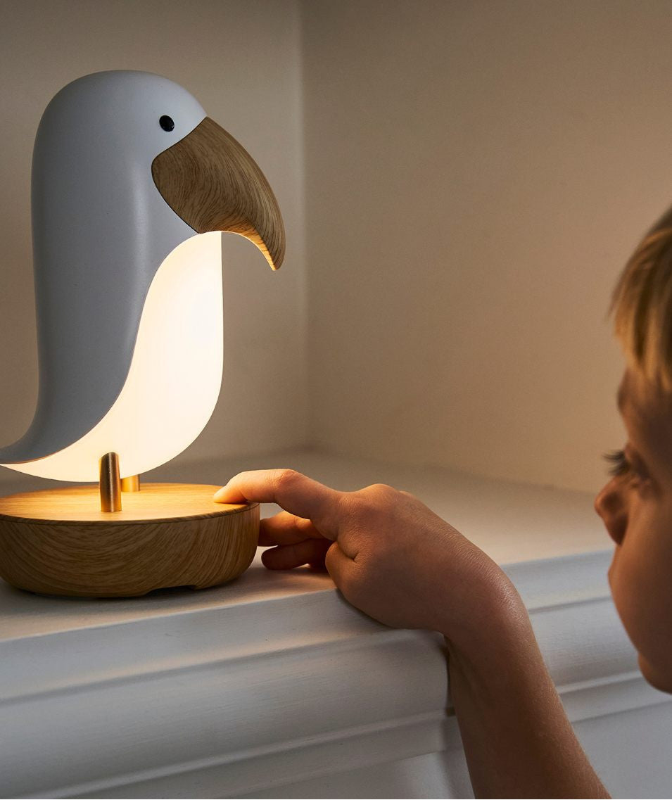 Vogel-Nachtlampe mit Bluetooth-Lautsprecher