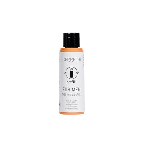 Face Cream FOR MEN Refill Bottle — lifestyle product photography