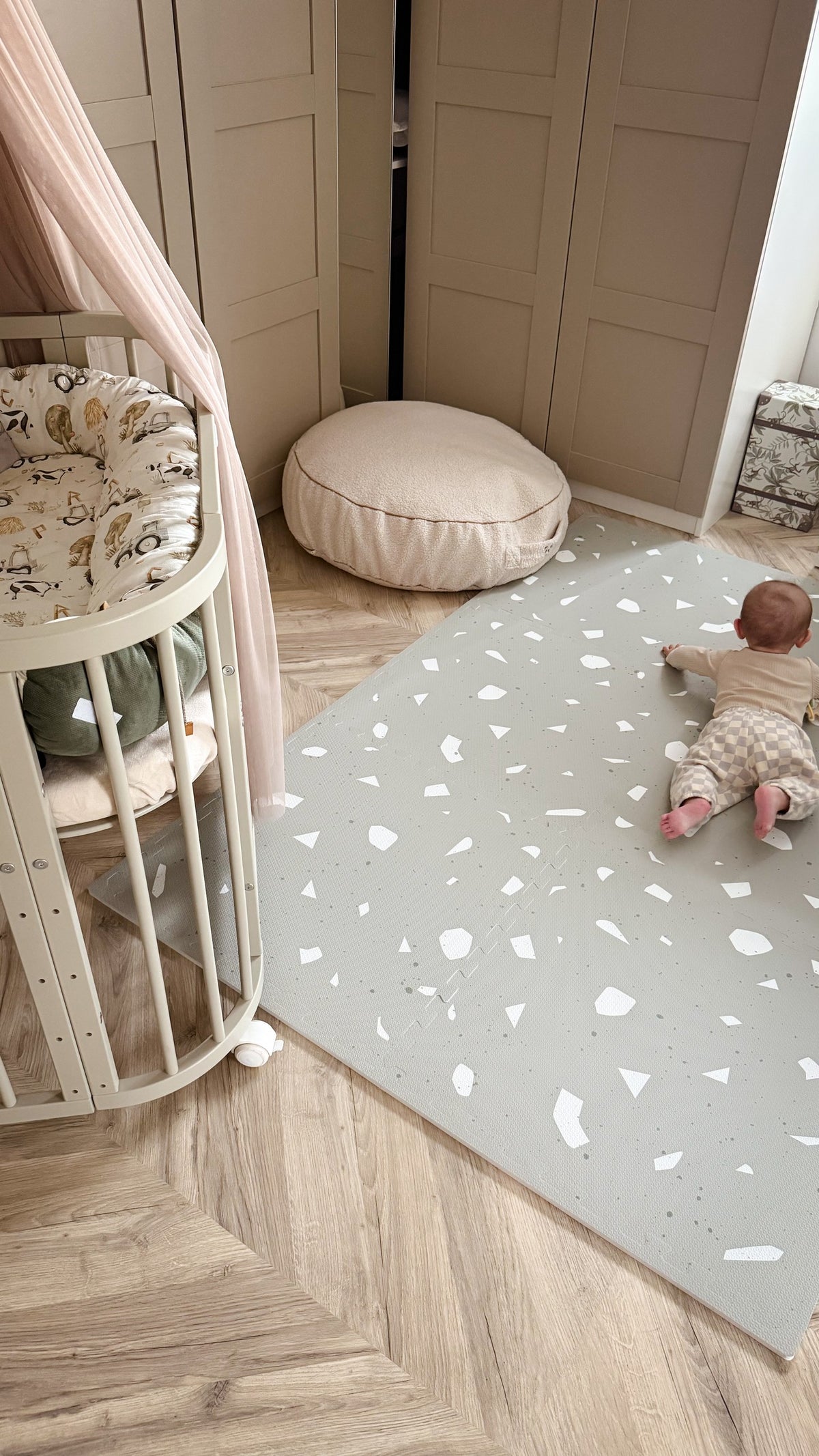 Mata piankowa puzzle – Terrazzo Sage