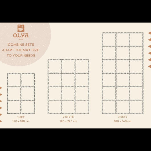 Foam Puzzle Playmat - Vintage Beige