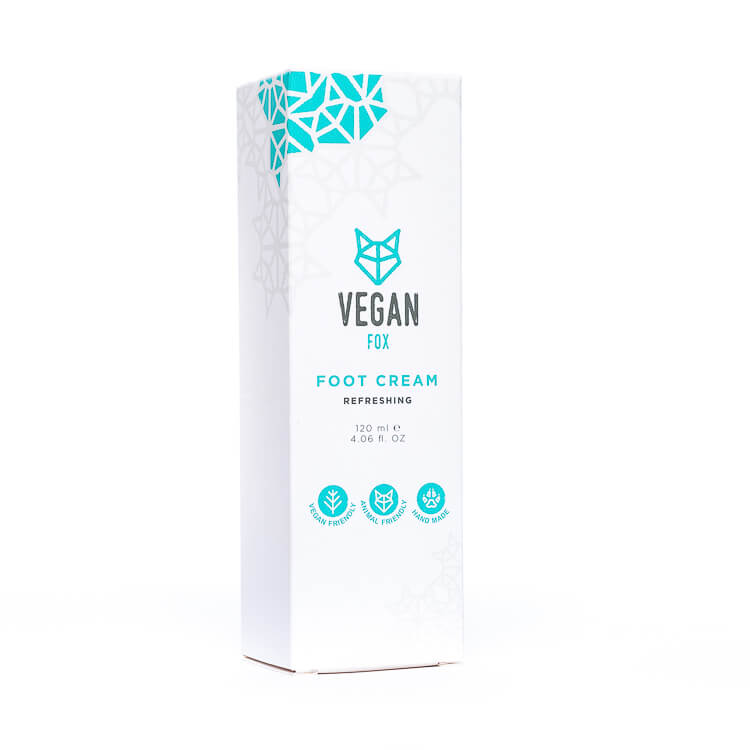 Refreshing Foot Gel — ingredients and label detail