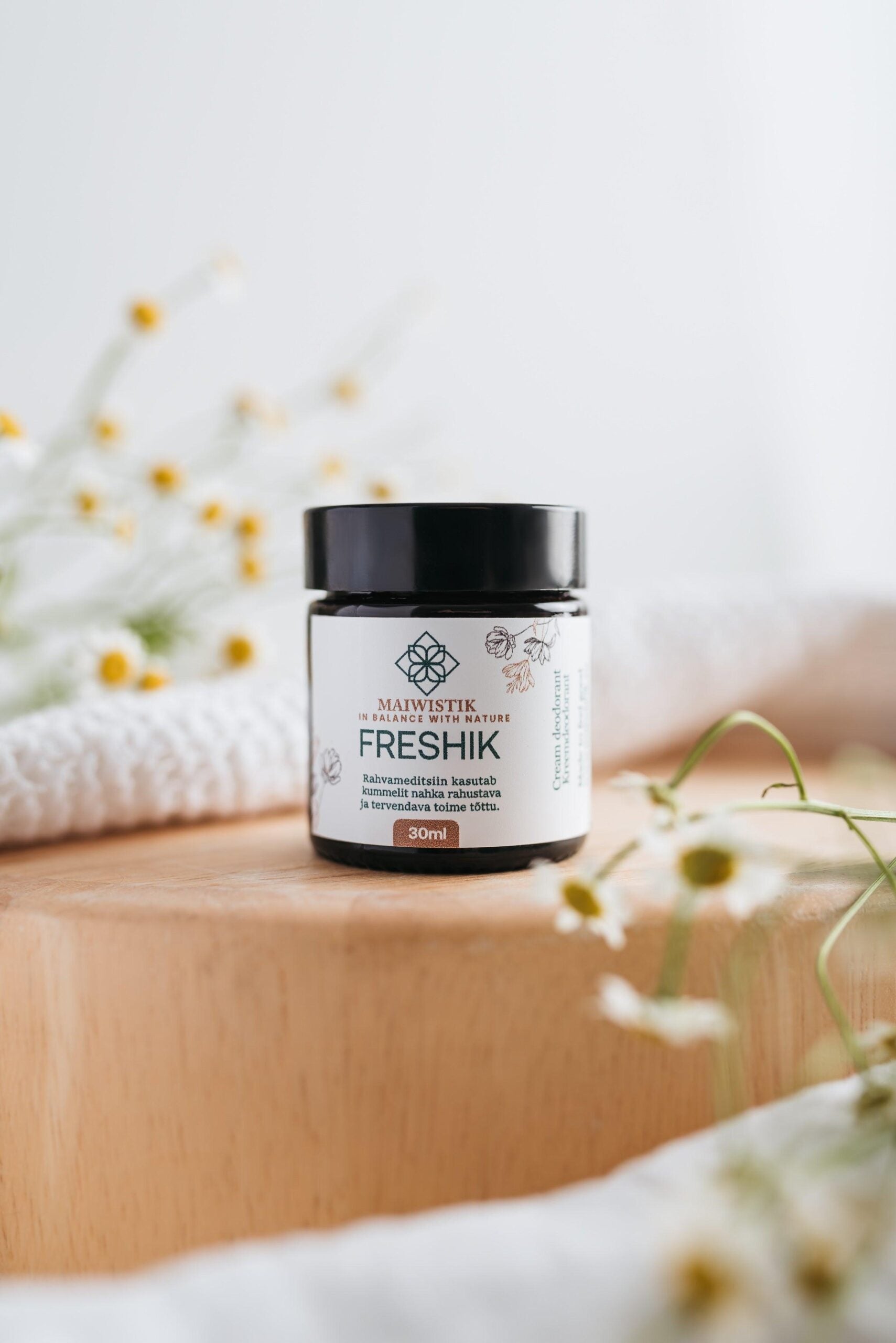 FRESHIK Chamomile Cream Deodorant — product packaging front detail