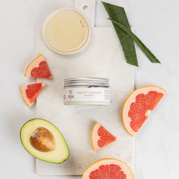 Grapefruit Body Cream — product packaging front detail