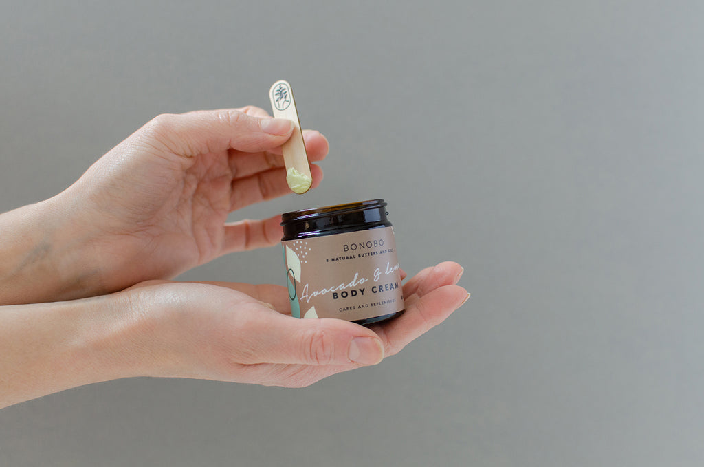 Orange & Carrot Body Cream / Nourishes & Protects — lifestyle product photography