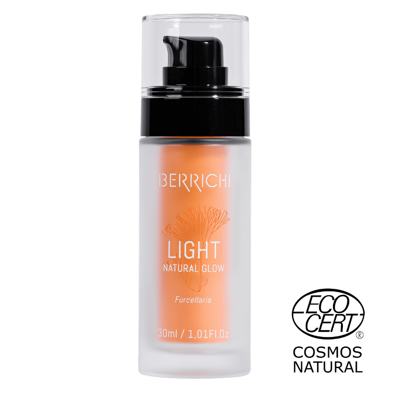 Berrichi Gesichtscreme LEICHT mit austauschbarer Nachfüllflasche — Ecocert COSMOS Natural Zertifikat, 30ml