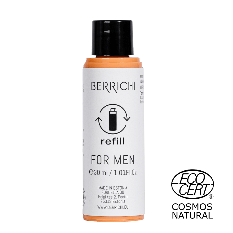 Berrichi Face Cream FOR MEN butelka uzupełniająca - COSMOS, 30ml