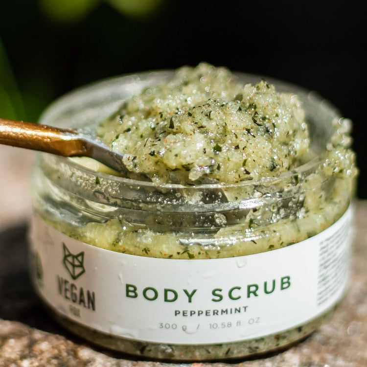 Peppermint Body Scrub — main product view on white background
