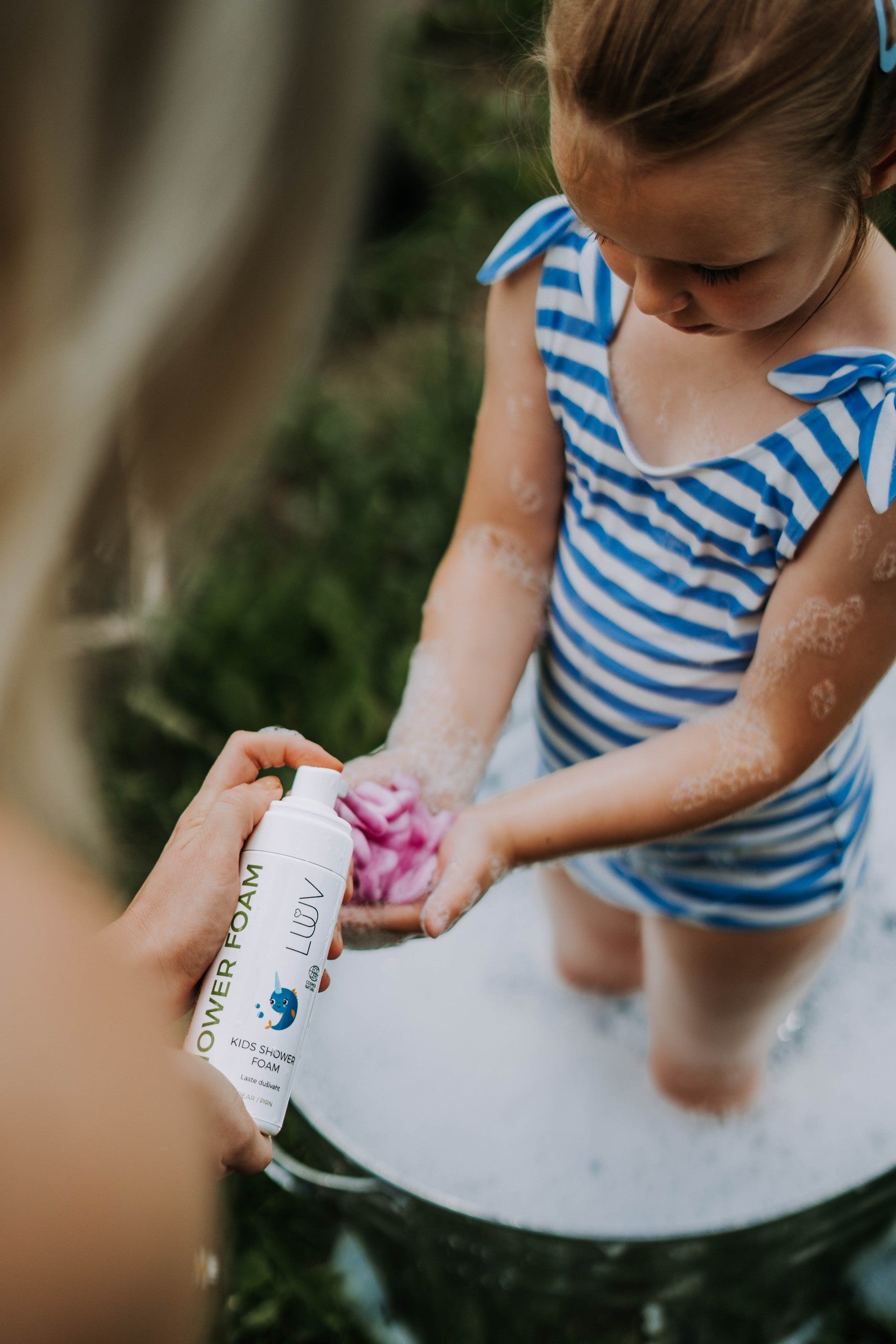 Kid's Shower Foam Pear COSMOS — ingredients and label detail
