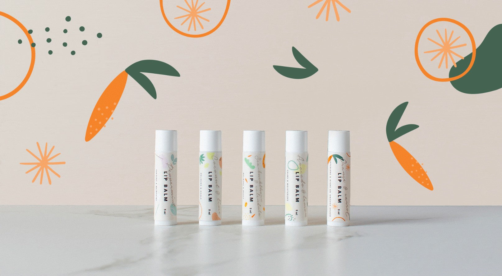 Lip Balm - Avocado & Lemon — product packaging front detail