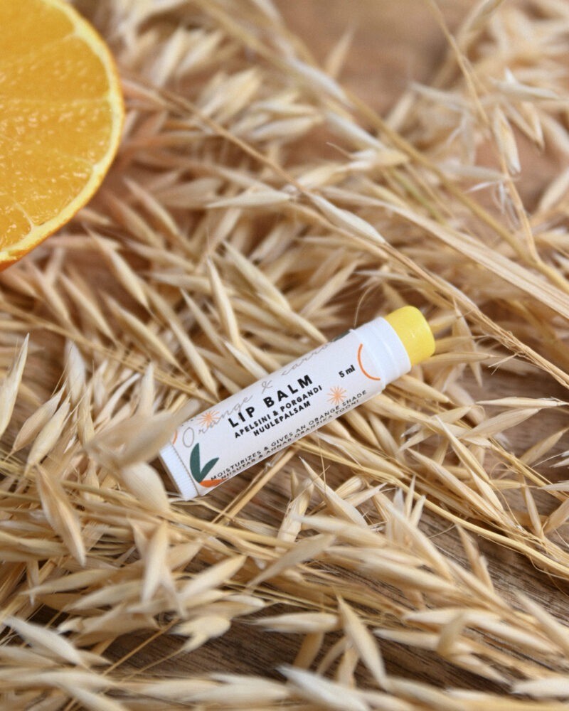 Lip Balm - Orange & Carrot — product packaging front detail