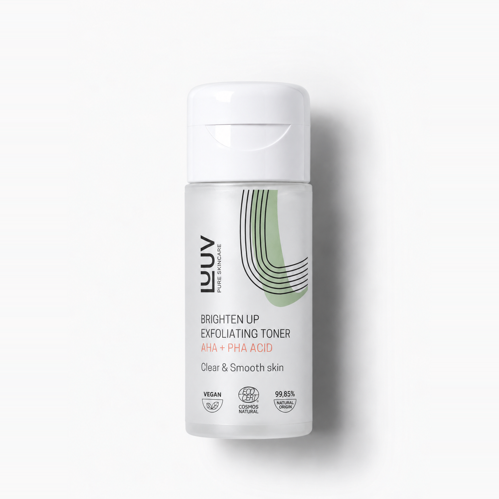 LUUV Exfoliating Face Toner with AHA + PHA Acid COSMOS, 120 ml
