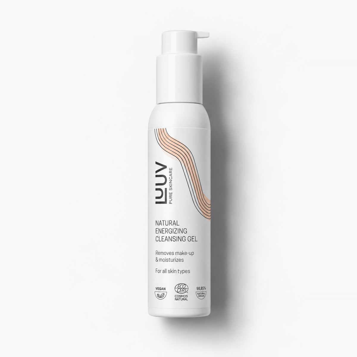 LUUV Natürliches belebendes Reinigungsgel, 125ml