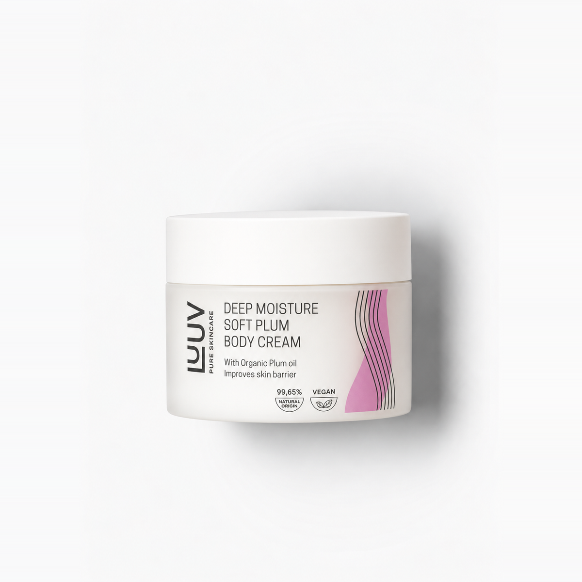 LUUV Naturkosmetik Tiefenwirksame Feuchtigkeitscreme mit Pflaumenöl, 200ml